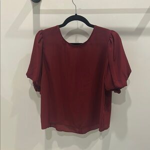 Elegant Red Women's Top
